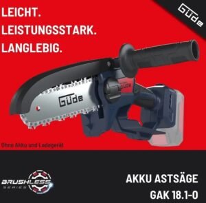 Güde Akku Minikettensäge GAK 18.1-0 ohne Akku und Ladegerät – Bild 2