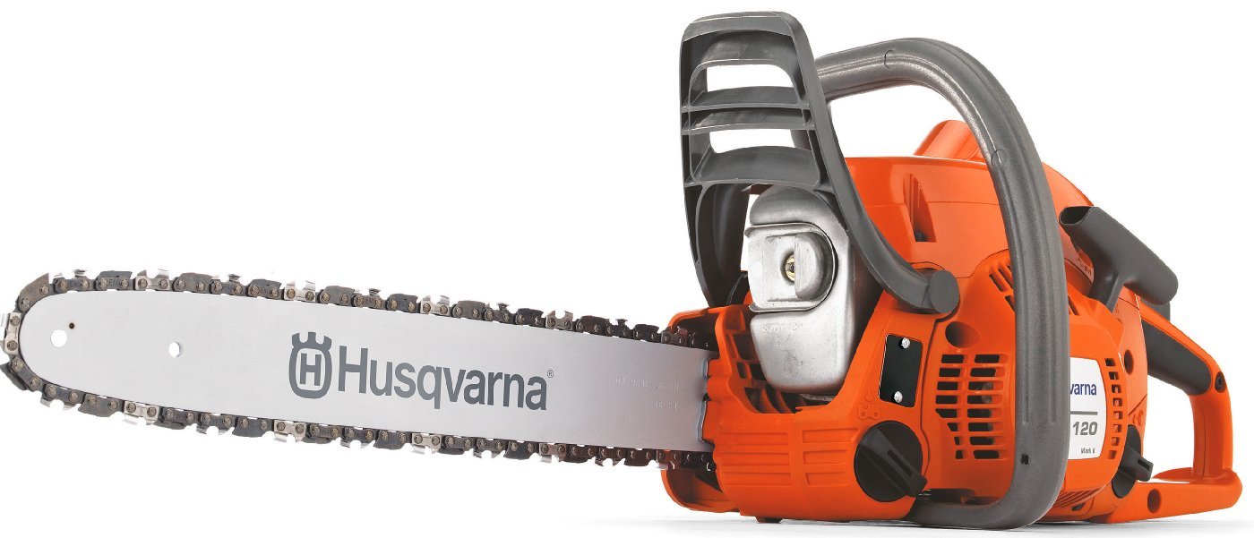 Husqvarna_120_Mark_II_20181101_965deb7e-2242-4ebd-b58e-04590f0184d6.jpg Husqvarna Allround Benzin Motorsäge 120 Mark II – Bild 1