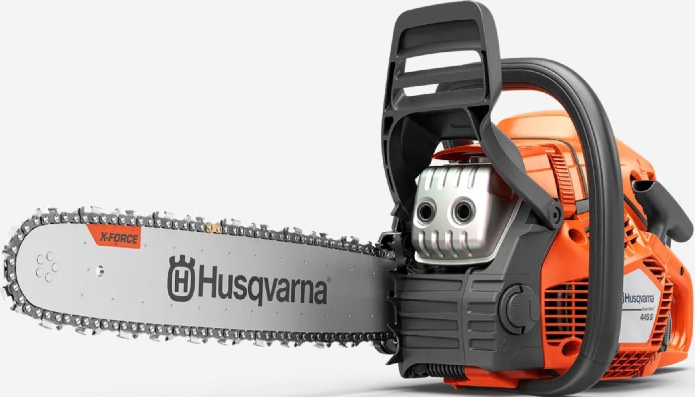 Husqvarna_445S_20250723_6a671431-1fbd-48c6-bec9-c7387eb50f4c.jpg Husqvarna Allround Benzin Motorsäge 445S – Bild 1