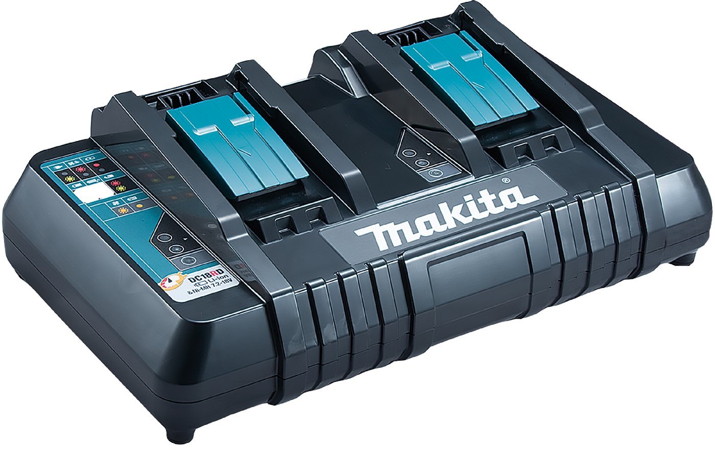 Makita_DC18RD_20221110_cf257edc-34cd-431e-9e3e-9766a8e8fa2b.jpg Makita Doppel-Schnellladegerät DC18RD – Bild 1