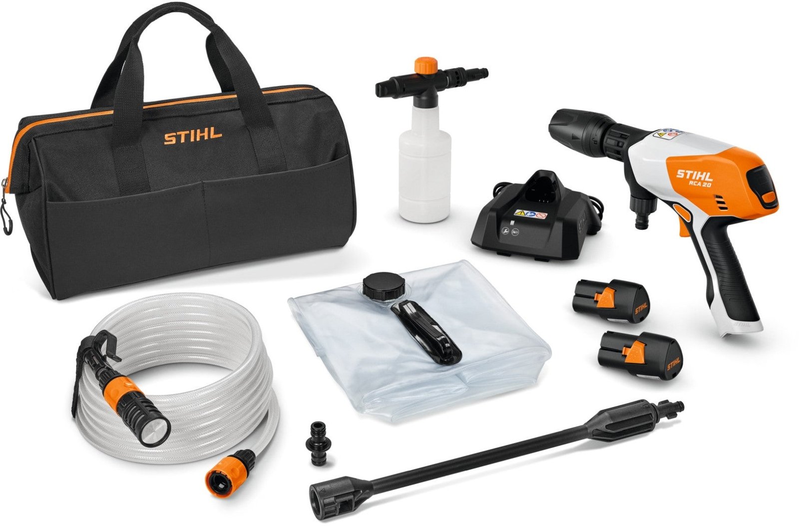 RA020117610_28509_c2cdf229-c574-43bf-a1bc-baef2b1fc861.jpg STIHL Akku-Druckreiniger Set RCA 20, mit 2x Akku AS 2 und Ladegerät AL 1 – Bild 1
