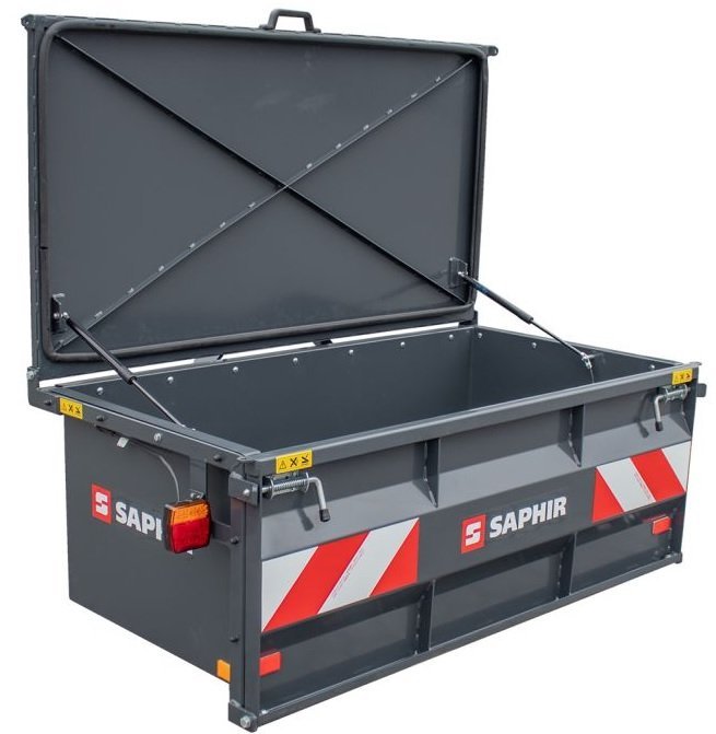 SAPHIR_TB_141_20260526_6969a899-fccb-4d36-94f7-49bbd04e5fc5.jpg SAPHIR Transportbox TB 141 - Euro- und Dreipunktaufnahme, Spritzwassergeschützt – Bild 1