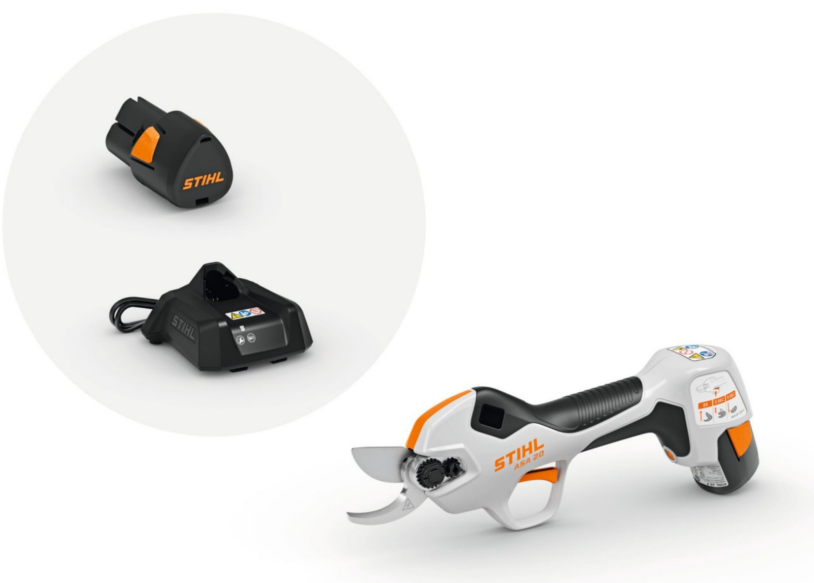 STIHL_ASA_20_mit_Akku_AS_2_und_Ladegeraet_AL1.png STIHL Akku Astschere ASA 20, mit Akku AS 2 und Ladegerät AL1 – Bild 1