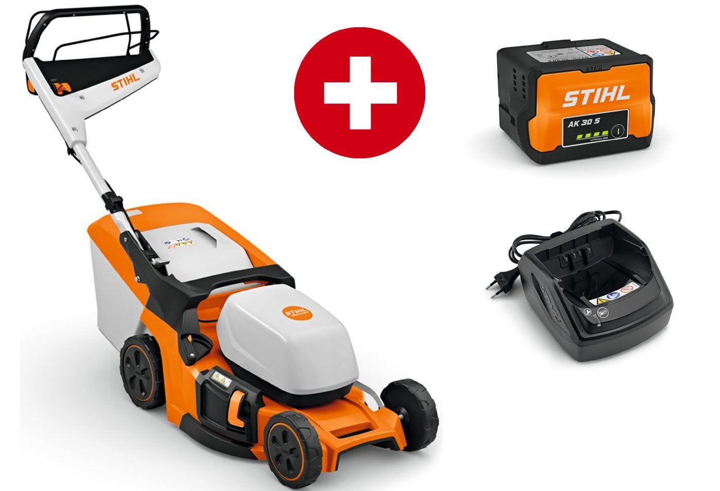 STIHL Akku-Rasenmäher RMA 448 V, mit Akku AK 30 S und Ladegerät AL 101 – Bild 1