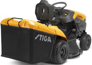 Stiga Rasentraktor Estate 798 W Special HONDA mit Mulchstopfen, Anhängerkupplung und Ladegerät – Bild 5