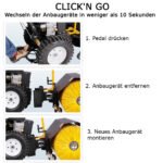 Texas Multimaschine COMBI 800TG + 80 cm Kehrbürste – Bild 3