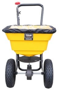 Texas Zentrifugalstreuer / Handstreuwagen CS 3600 inkl. Abdeckung – Bild 4