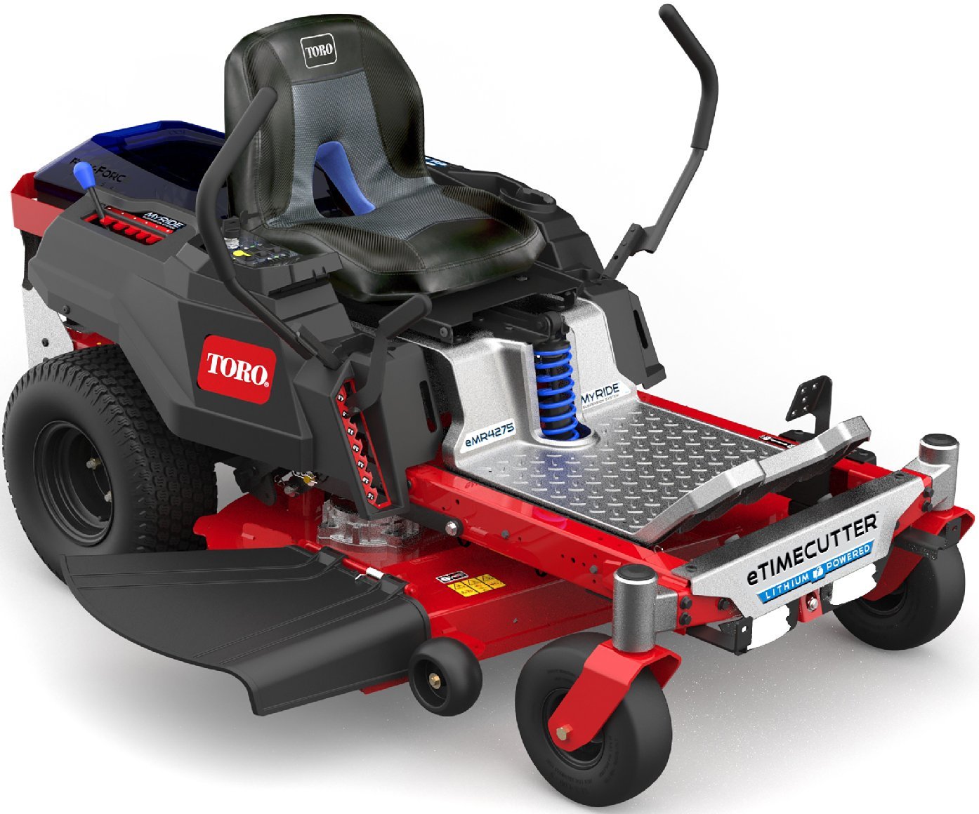Toro_TimeCutter_MyRIDE_eMR_4275T_20240410_3d0d8413-e603-42d9-82b4-a616ad2c07c7.jpg Toro Akku-Null-Wendekreis Mäher TimeCutter MyRIDE eMR 4275T Ausstellungsgerät – Bild 1
