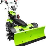 Zipper Schmutz- und Schneekehrmaschine ZI-KM1000 mit Schneeschild & Auffangbehälter